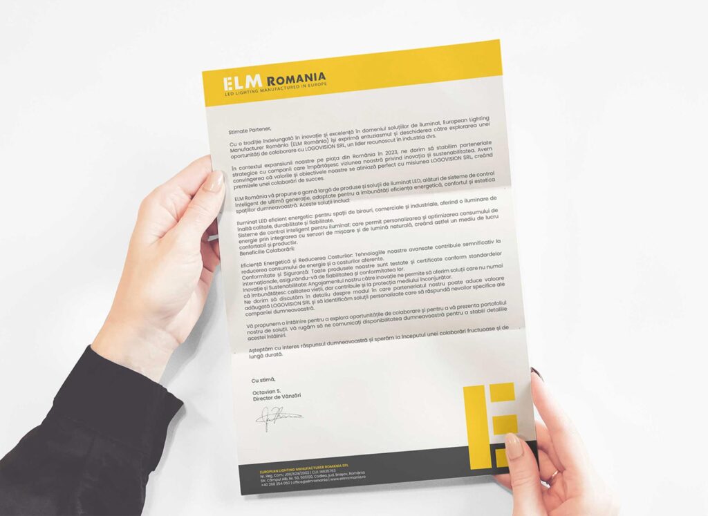 Branding si identitate vizuala ELM Romania Branding si identitate vizuala ELM Romania