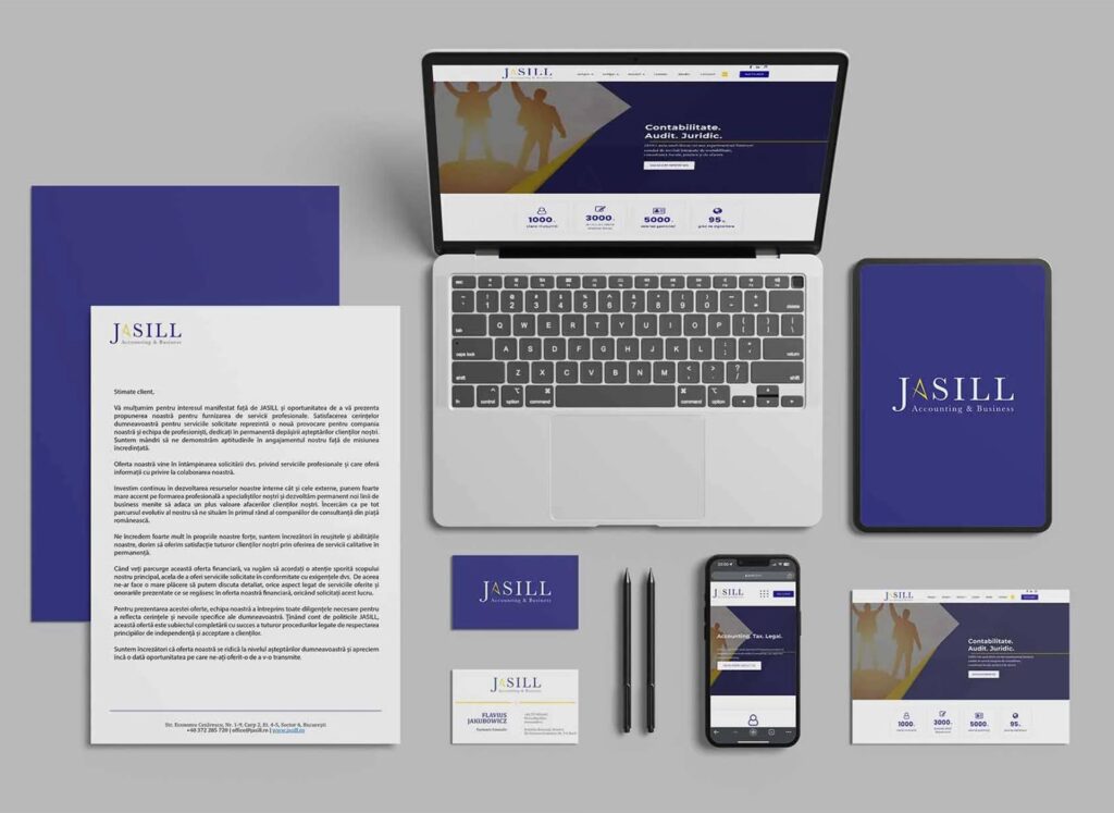 Rebranding si identitate vizuala Jasill Accounting Rebranding si identitate vizuala Jasill Accounting