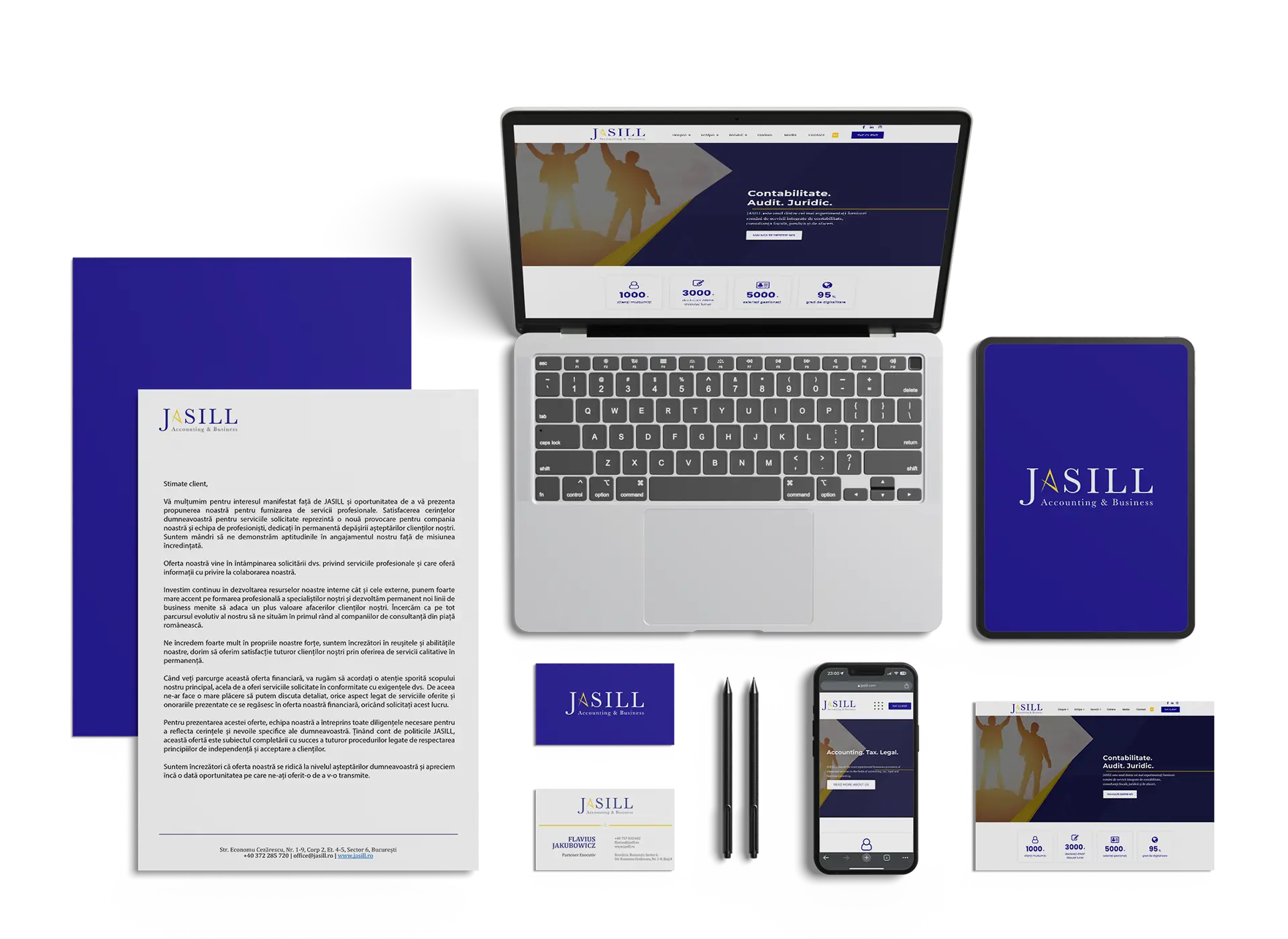 Rebranding si identitate vizuala Jasill Accounting